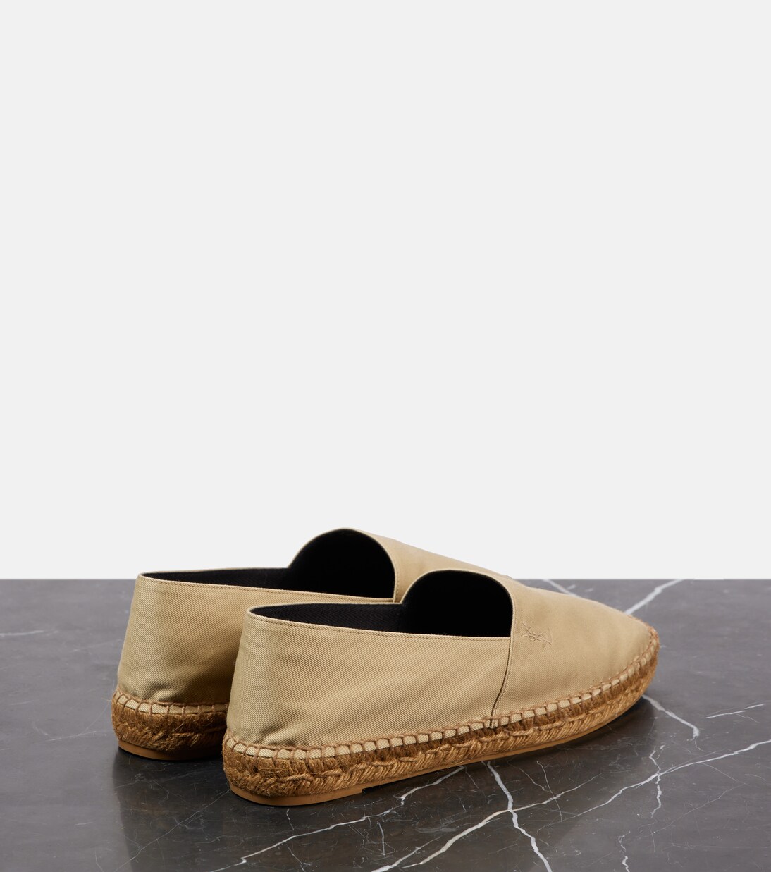 Cassandre cotton gabardine espadrilles | Saint Laurent