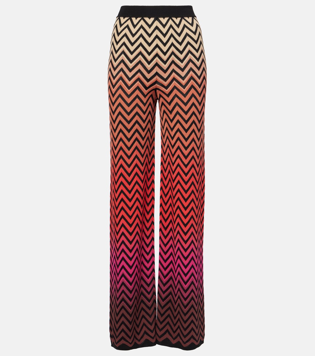 Palazzo-Hose aus Häkelstrick | Missoni