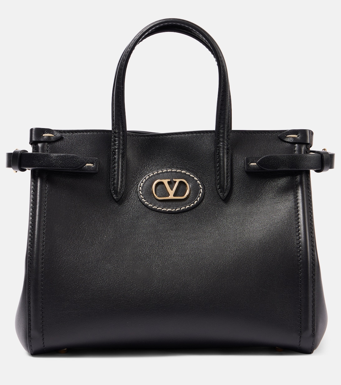Antibes Small leather tote bag | Valentino Garavani