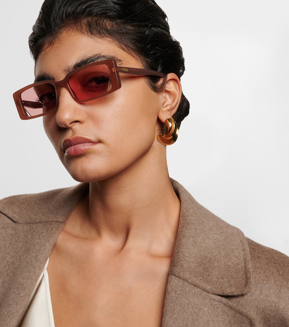 Eckige Sonnenbrille Fendi Way | Fendi