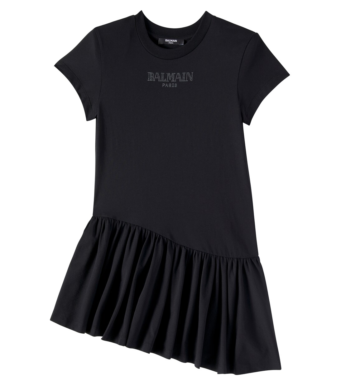 Cotton jersey dress | Balmain Kids