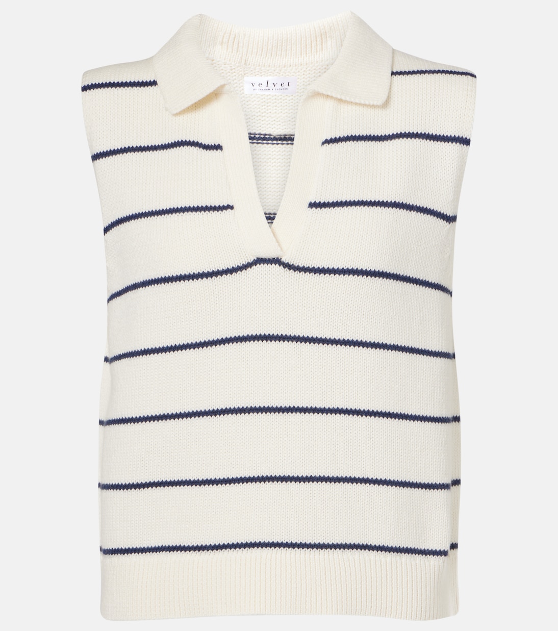 Pullunder Nayla aus Baumwolle und Kaschmir | Velvet