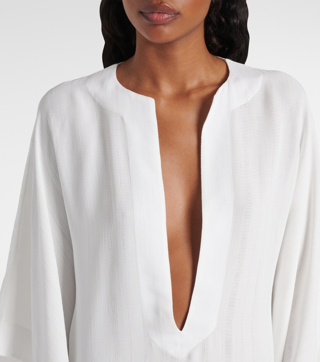 قفطان كبير الحجم من الكريب  | Alaïa