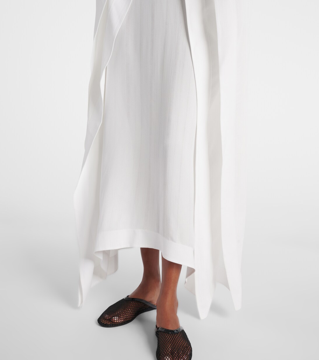 قفطان كبير الحجم من الكريب  | Alaïa