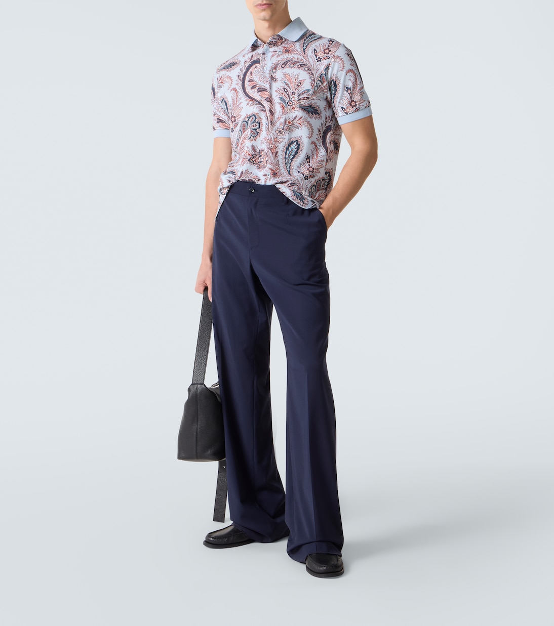 Paisley cotton piqué polo shirt  | Etro