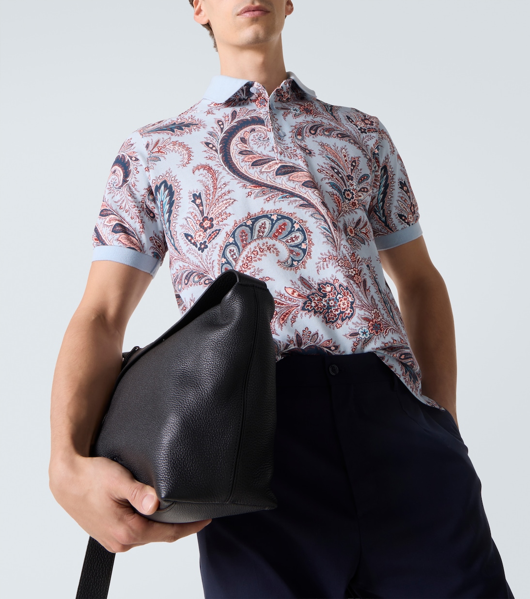 Paisley cotton piqué polo shirt  | Etro