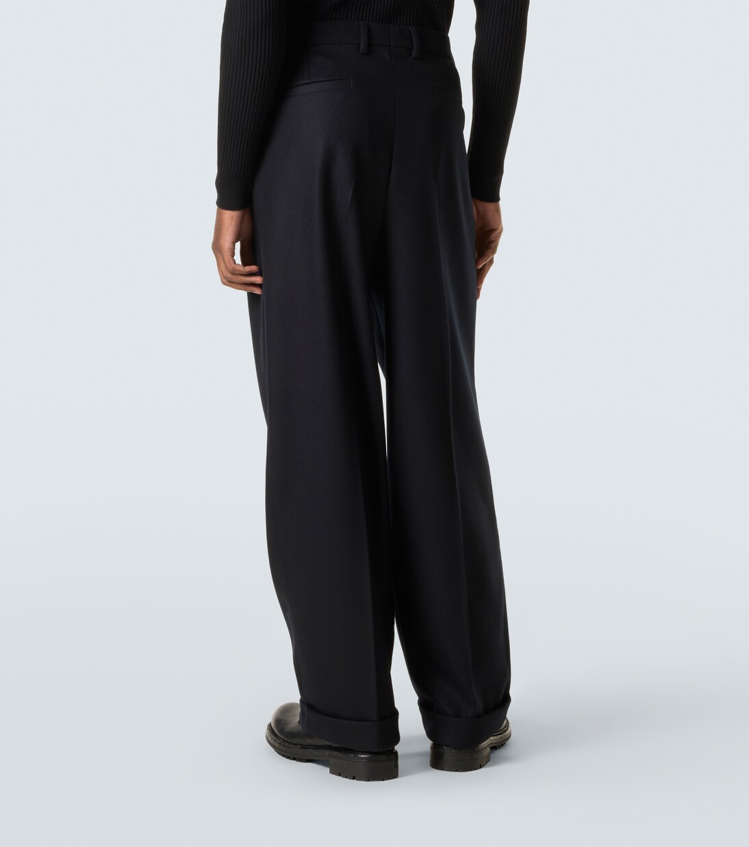 Weite Hose aus Schurwolle | Dolce&Gabbana