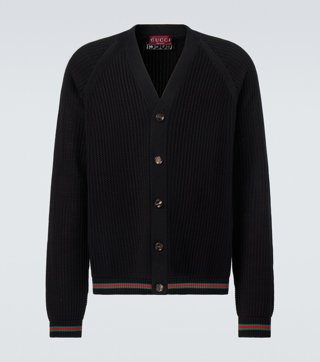 Cardigan Web Stripe aus Baumwolle | Gucci