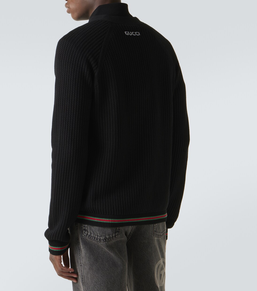 Cardigan Web Stripe aus Baumwolle | Gucci