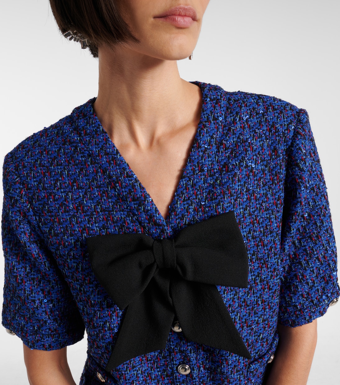 Robe en tweed à sequins | Alessandra Rich