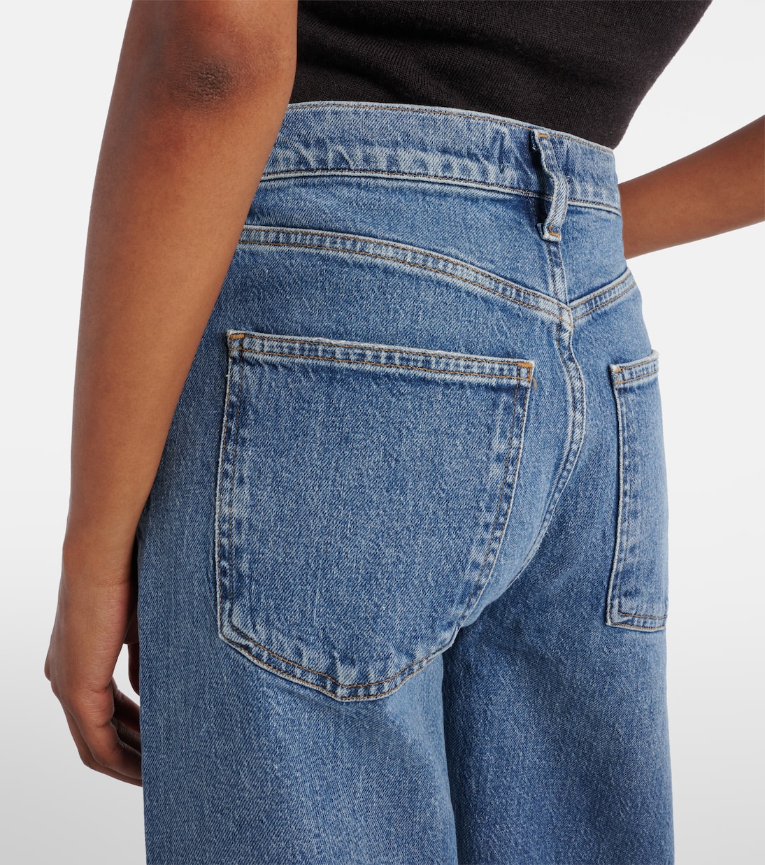 Jean ample Harper Crop à taille mi-haute | Agolde