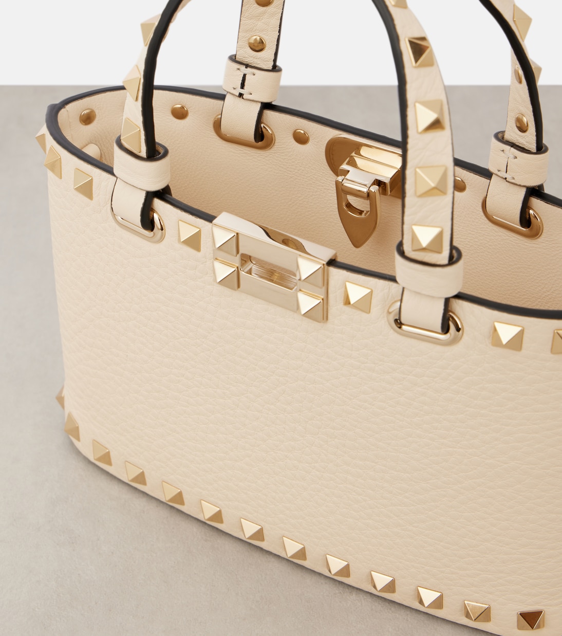 Tote Bag Rockstud Mini aus Leder | Valentino Garavani