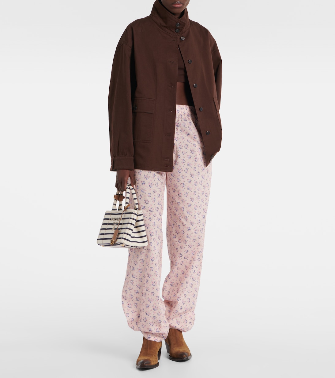 Oversized cotton field jacket | Prada