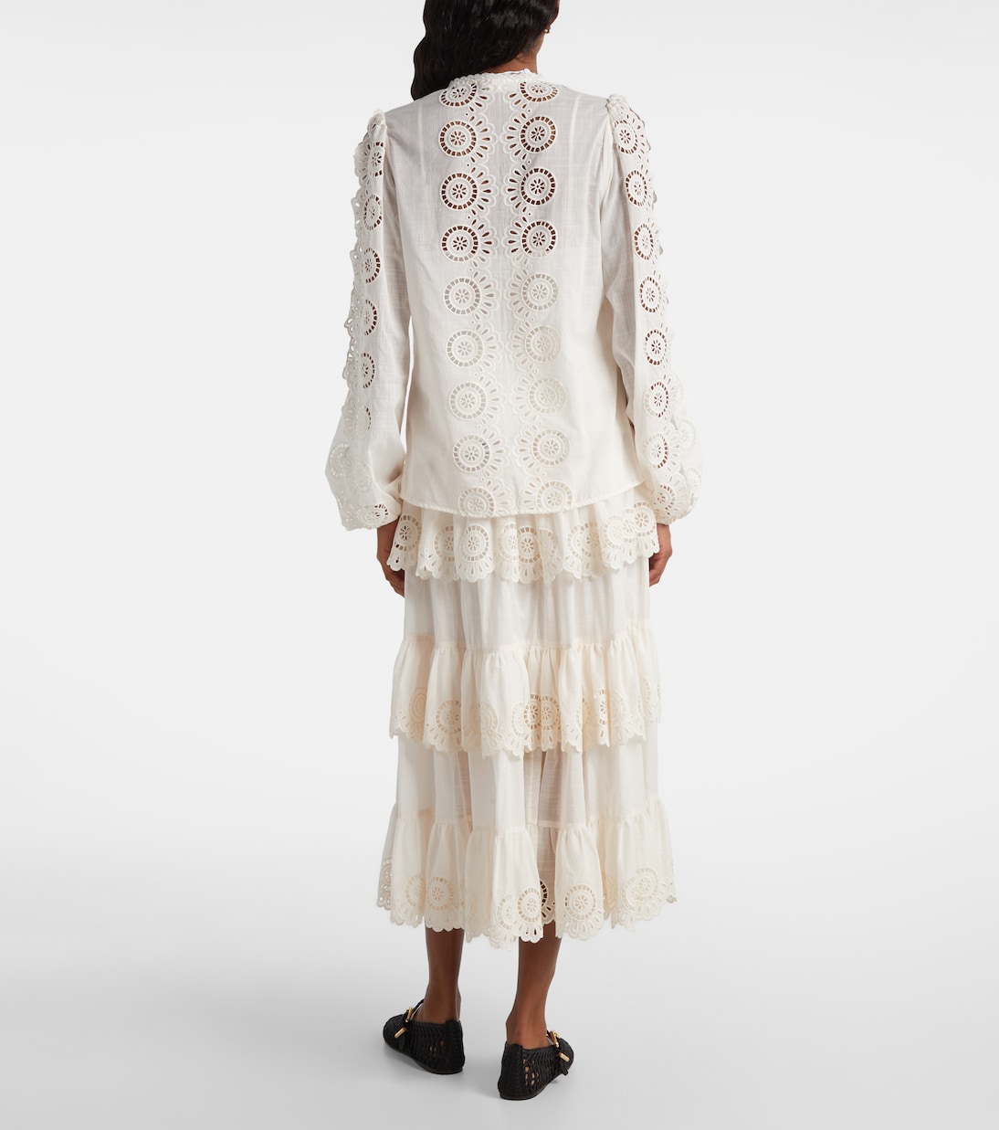 Lucky embroidered cotton blouse | Zimmermann