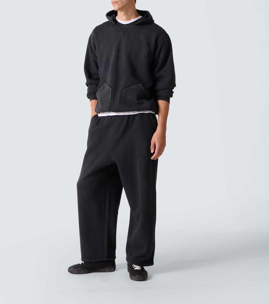 Vintage cotton jersey hoodie | A.Presse