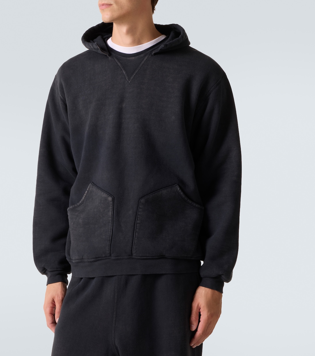 Vintage cotton jersey hoodie | A.Presse