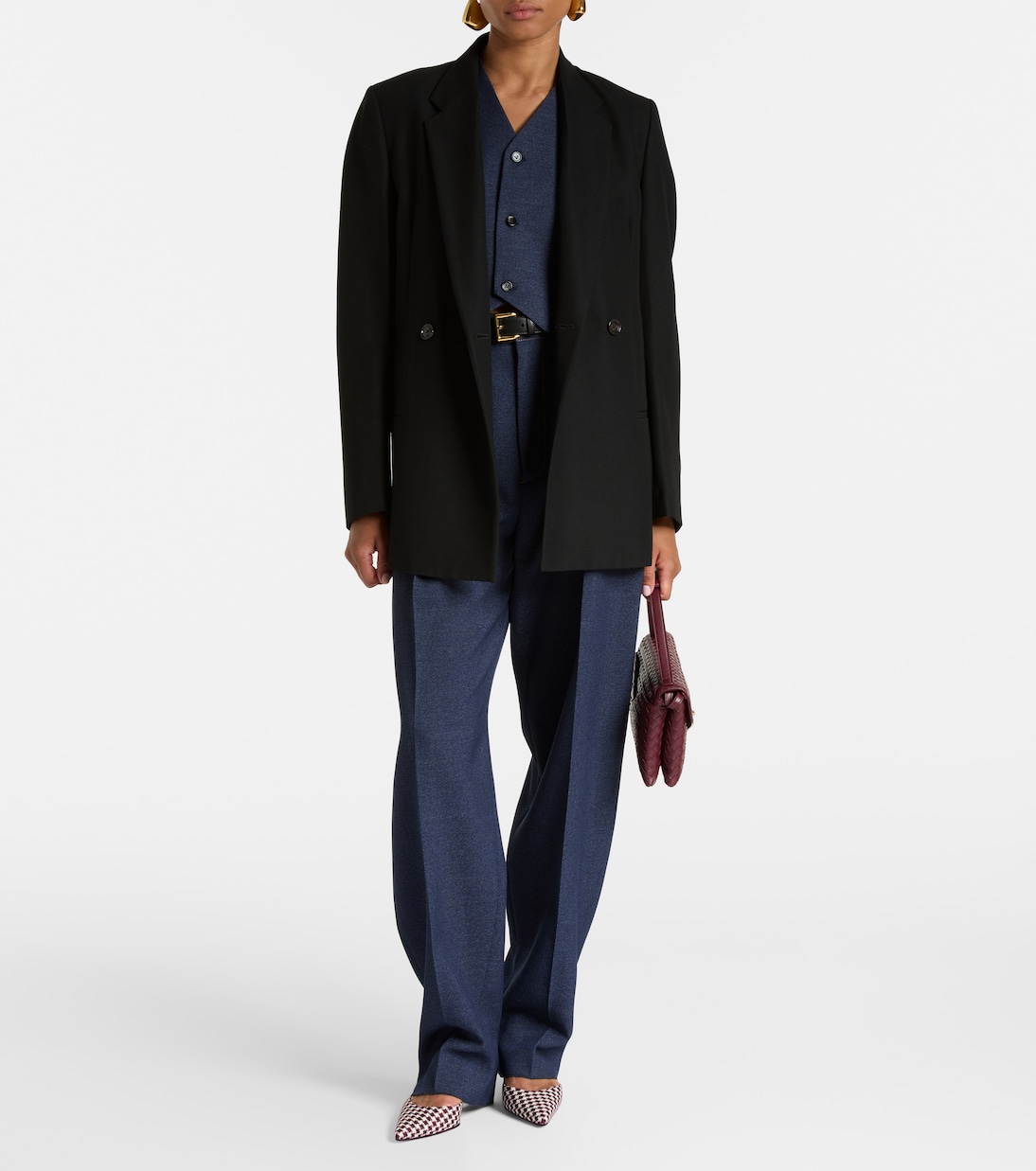 Salones destalonados Carolyne 50 con pata de gallo | Manolo Blahnik