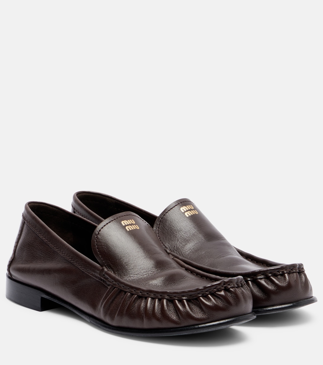 Loafers aus Leder | Miu Miu