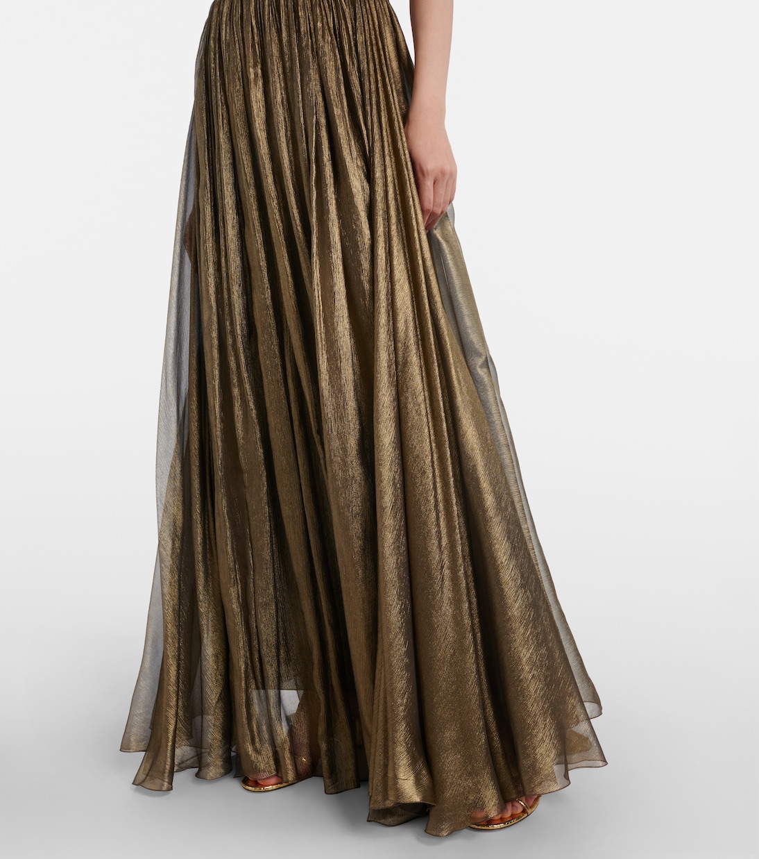 Allar cutout silk mousseline gown | Maria Lucia Hohan