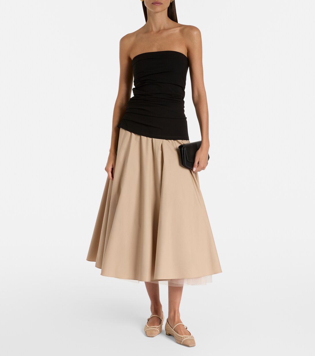 Mary-Jane-Ballerinas Juliette mit Veloursleder  | Aquazzura