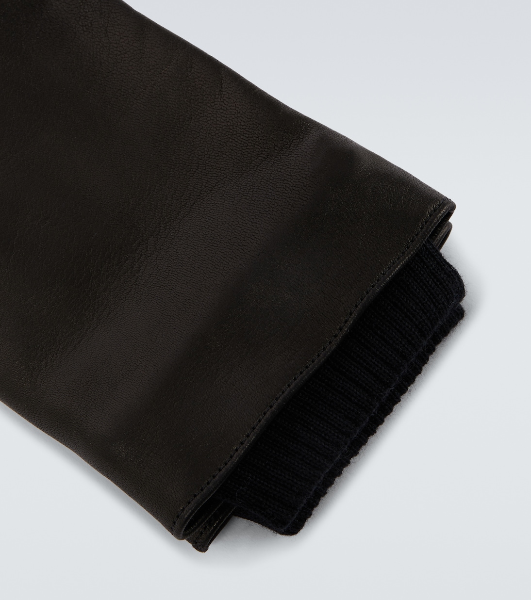 Handschuhe Cassandre aus Leder mit Wolle | Saint Laurent