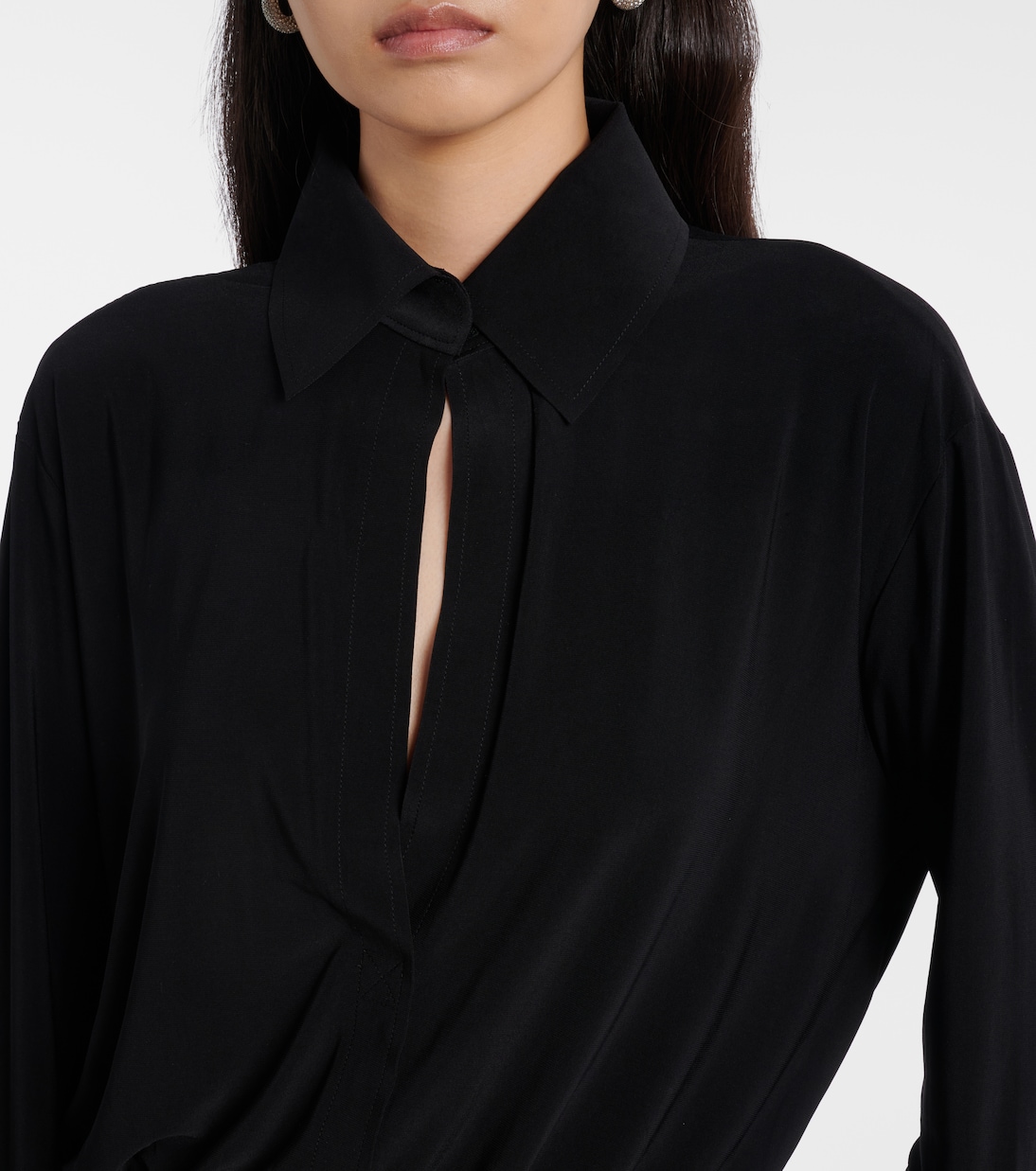 Flared midi dress | Norma Kamali