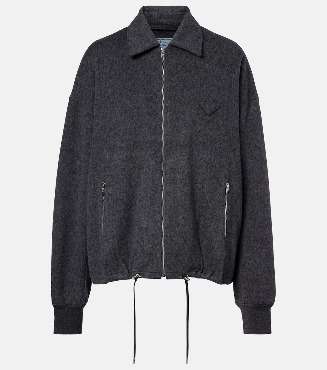 Wool and cashmere blouson jacket | Prada
