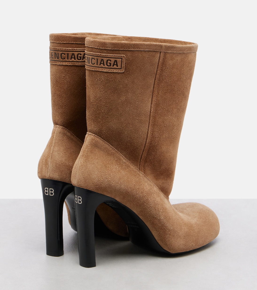 Stivaletti Fargo 80 in suede | Balenciaga