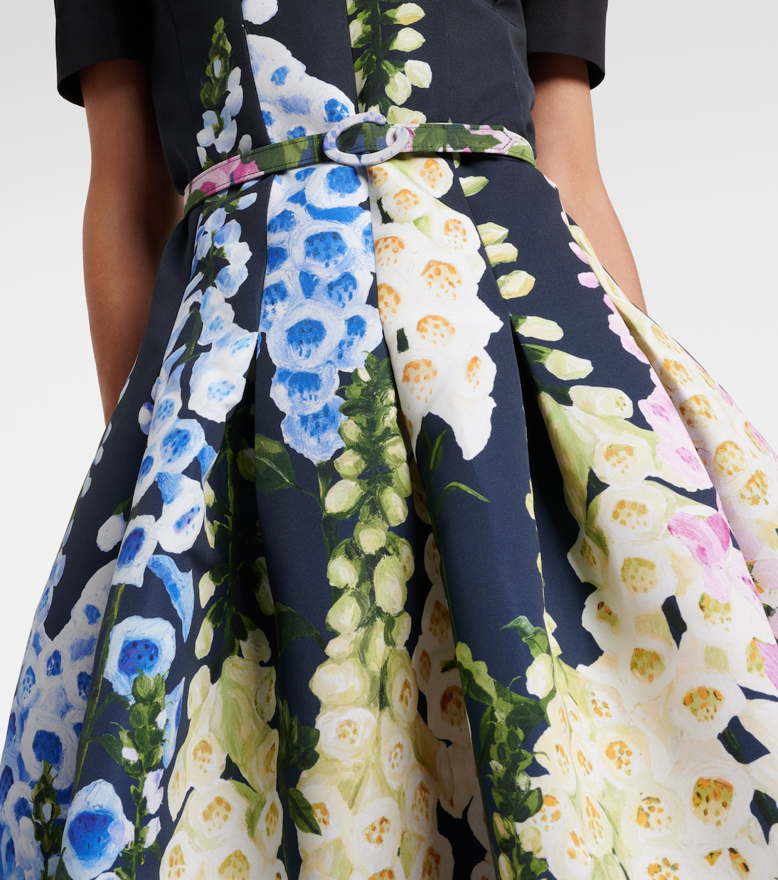 Bedrucktes Midikleid | Oscar de la Renta