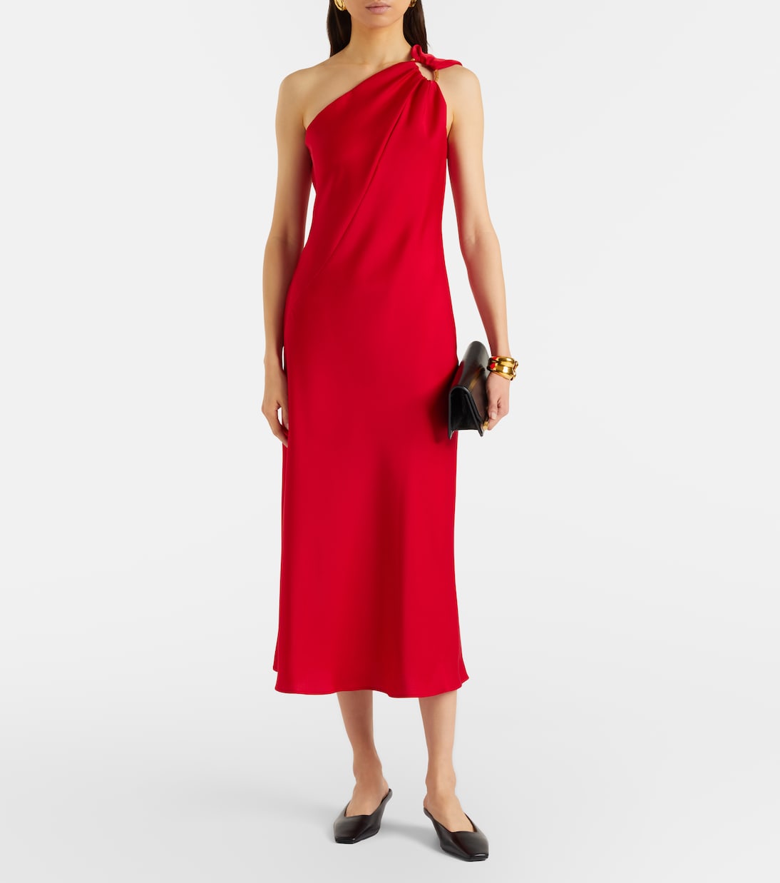 Entrata satin midi dress | Max Mara