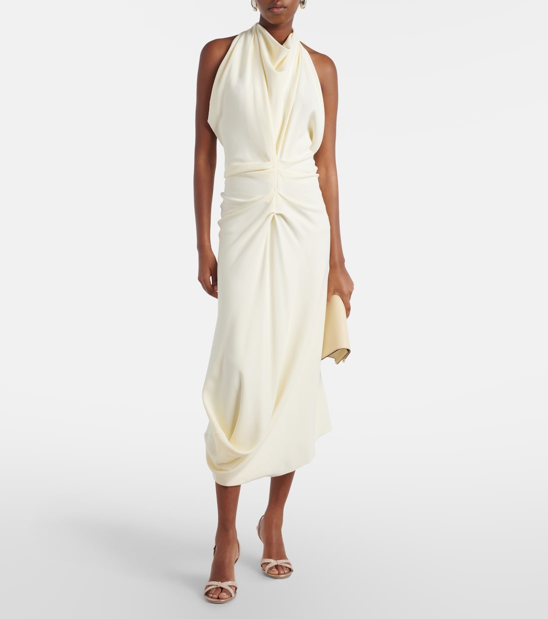 Sandales slingback Elsy 90 en cuir | Jimmy Choo