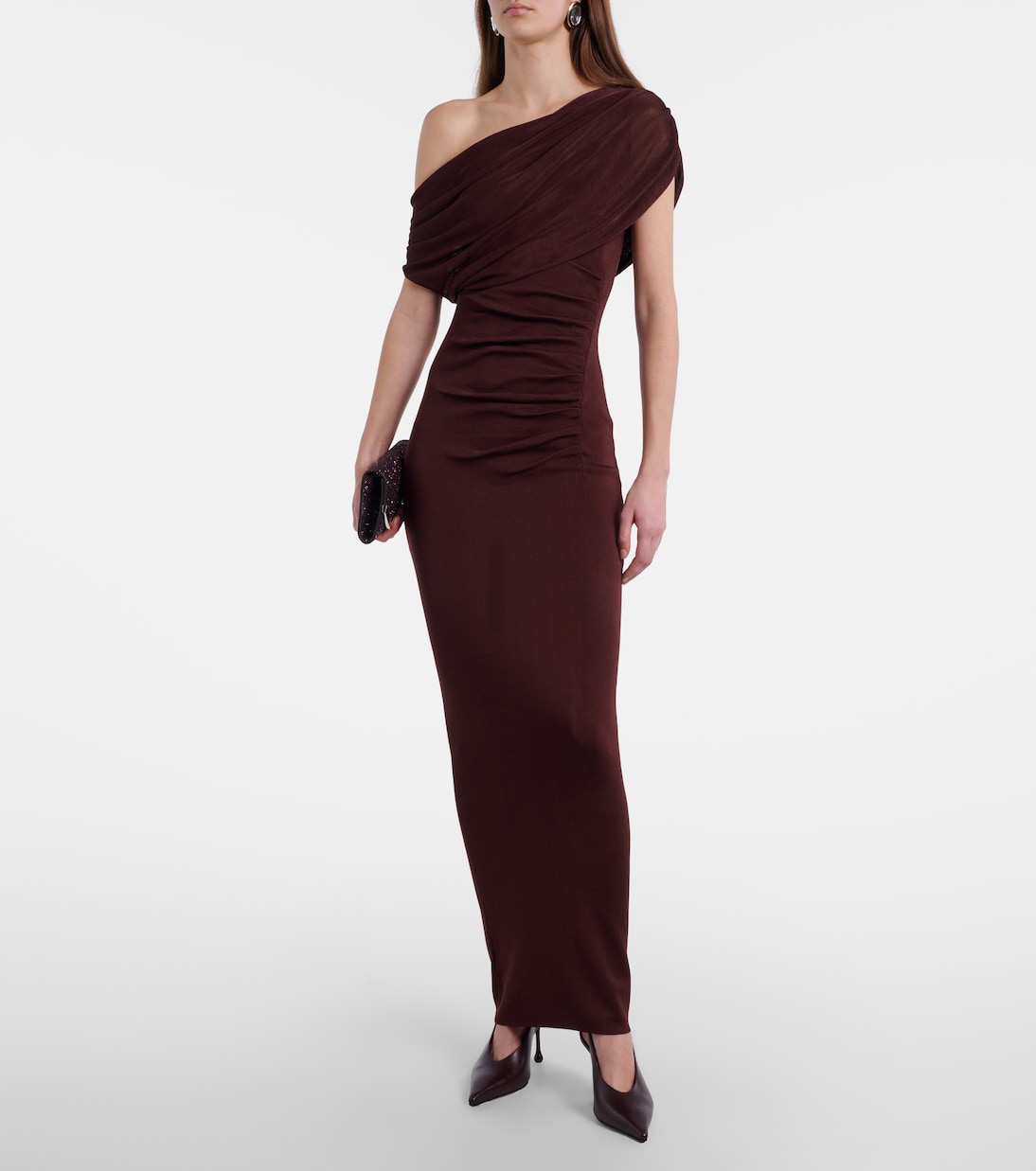 Draped ruched gown | Self-Portrait