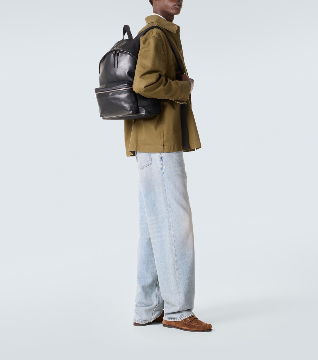 City leather backpack | Saint Laurent