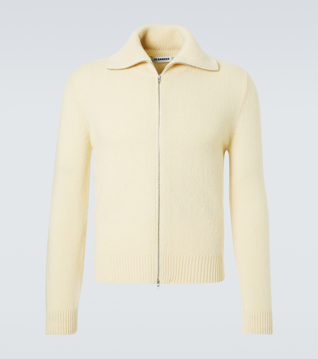 Pullover in misto lana con zip | Jil Sander
