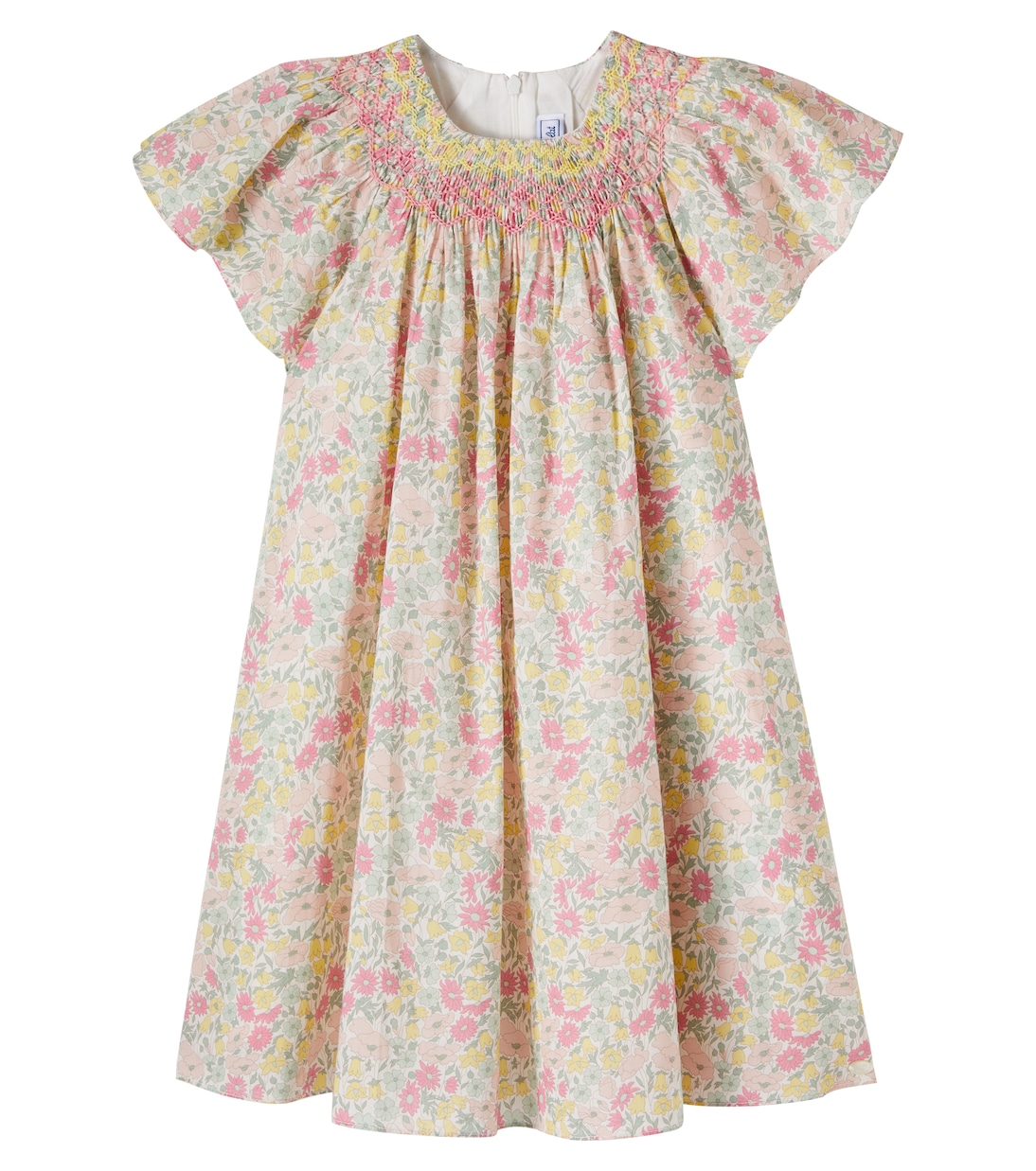 Floral smocked cotton dress | Tartine et Chocolat