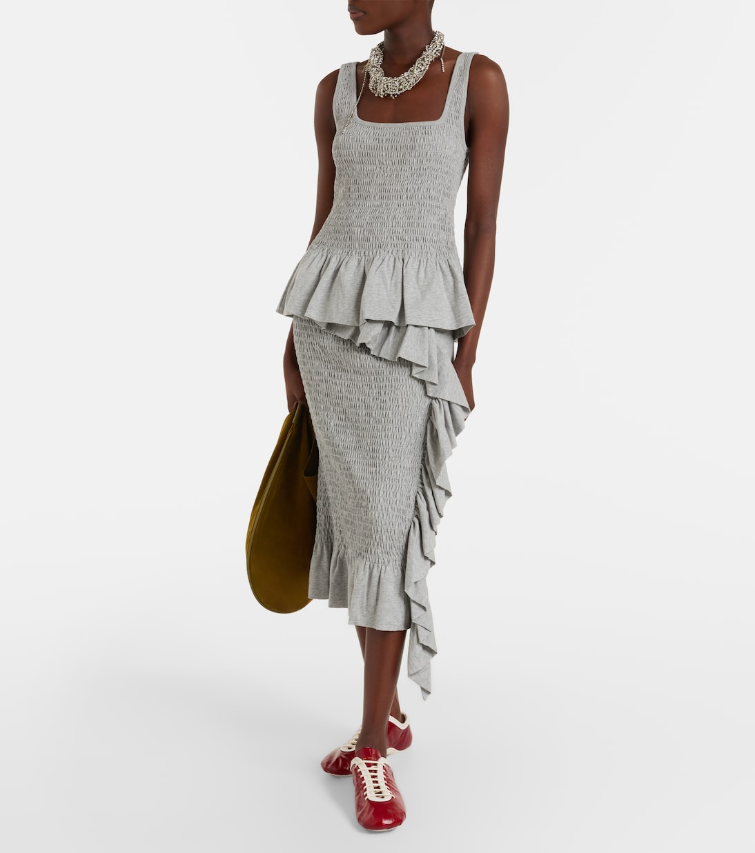 Midirock aus Baumwoll-Jersey | Dries Van Noten