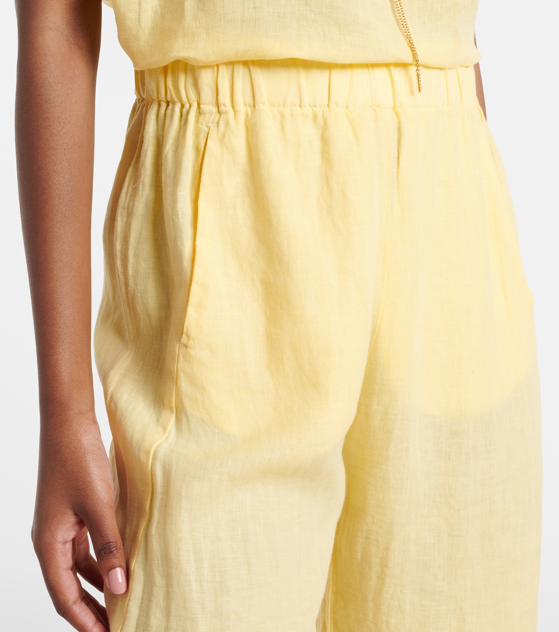 Pantalon ample Lola en lin | Velvet