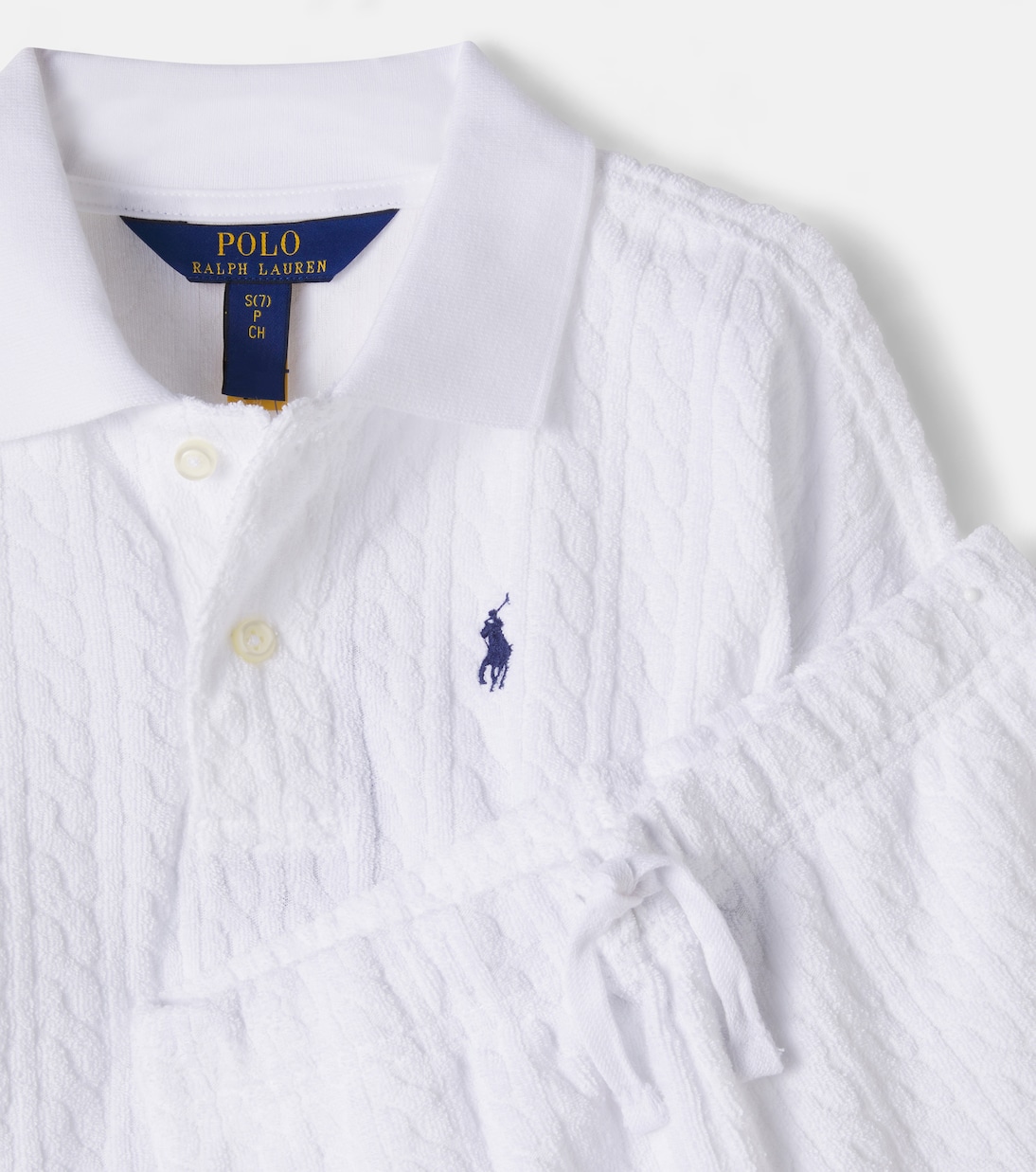 Polo e shorts in misto cotone | Polo Ralph Lauren Kids