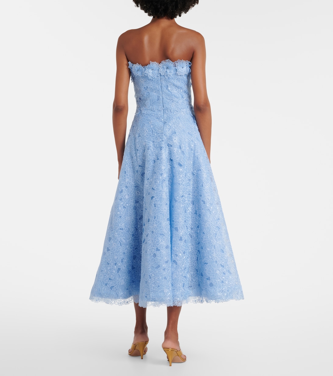 Robe de cocktail Anessa à broderie | Costarellos