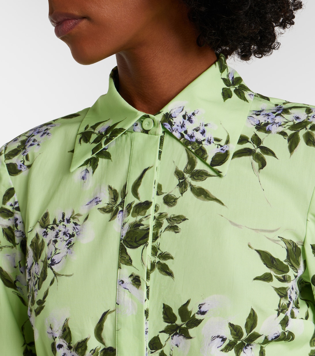 Abito midi Marione in cotone floreale | Emilia Wickstead