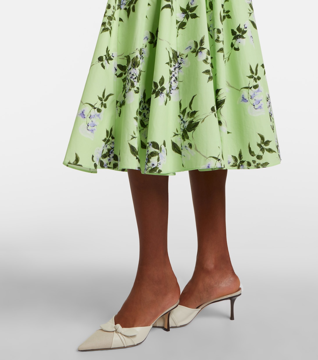 Abito midi Marione in cotone floreale | Emilia Wickstead