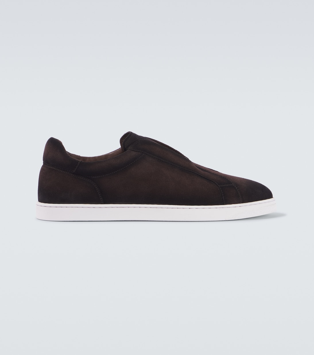Open suede sneakers | Magnanni