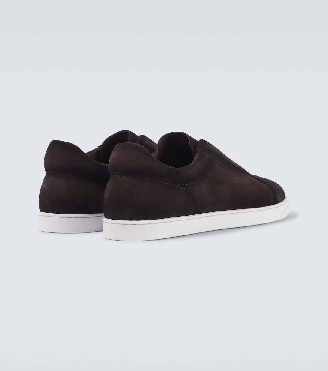 Open suede sneakers | Magnanni