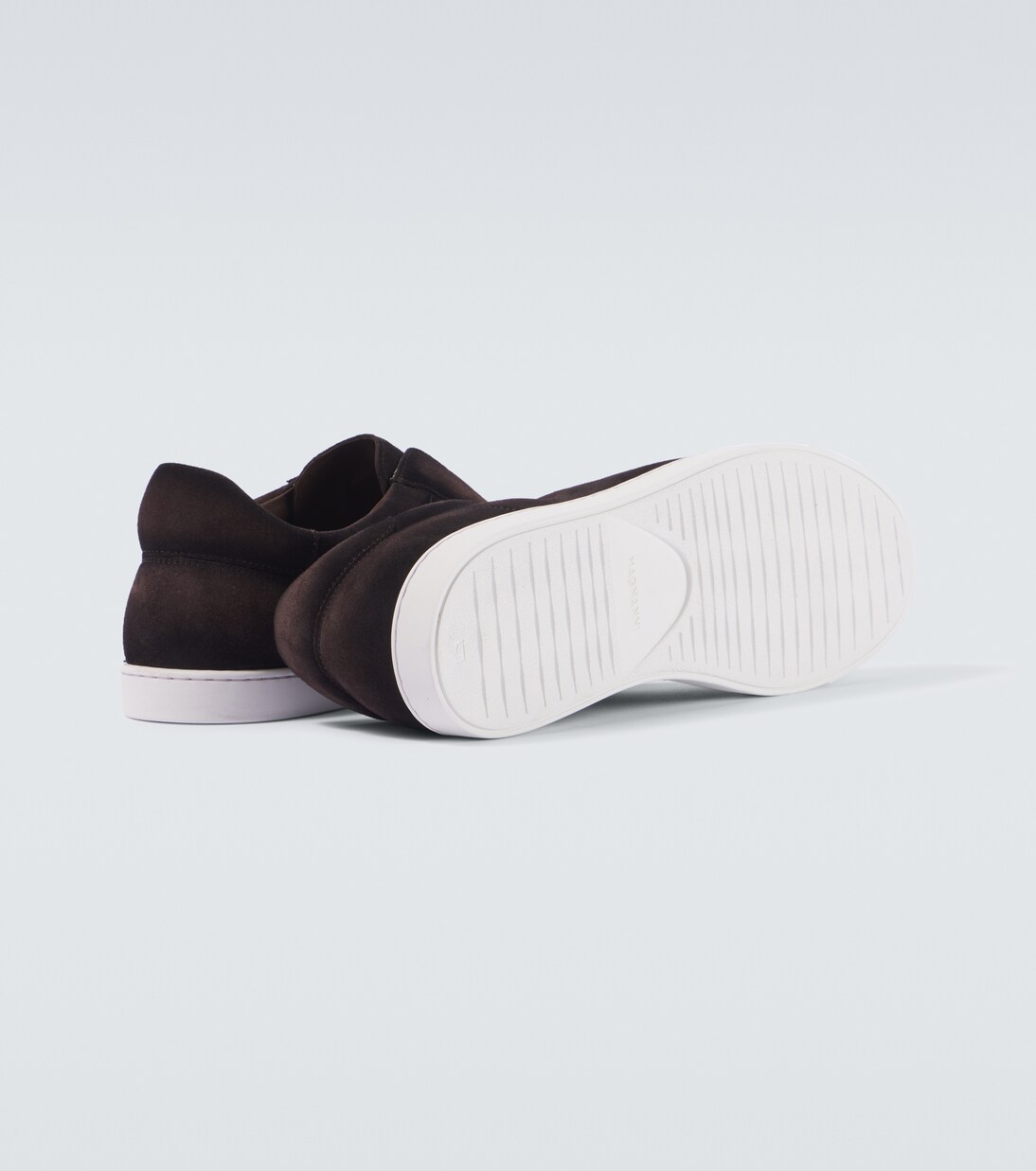 Open suede sneakers | Magnanni