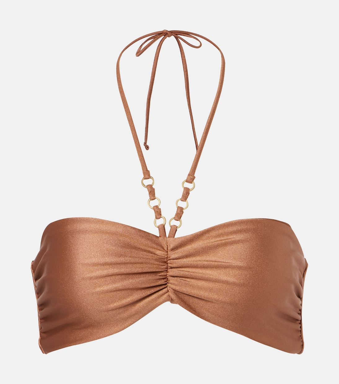 Zoe ruched bikini top | Jade Swim