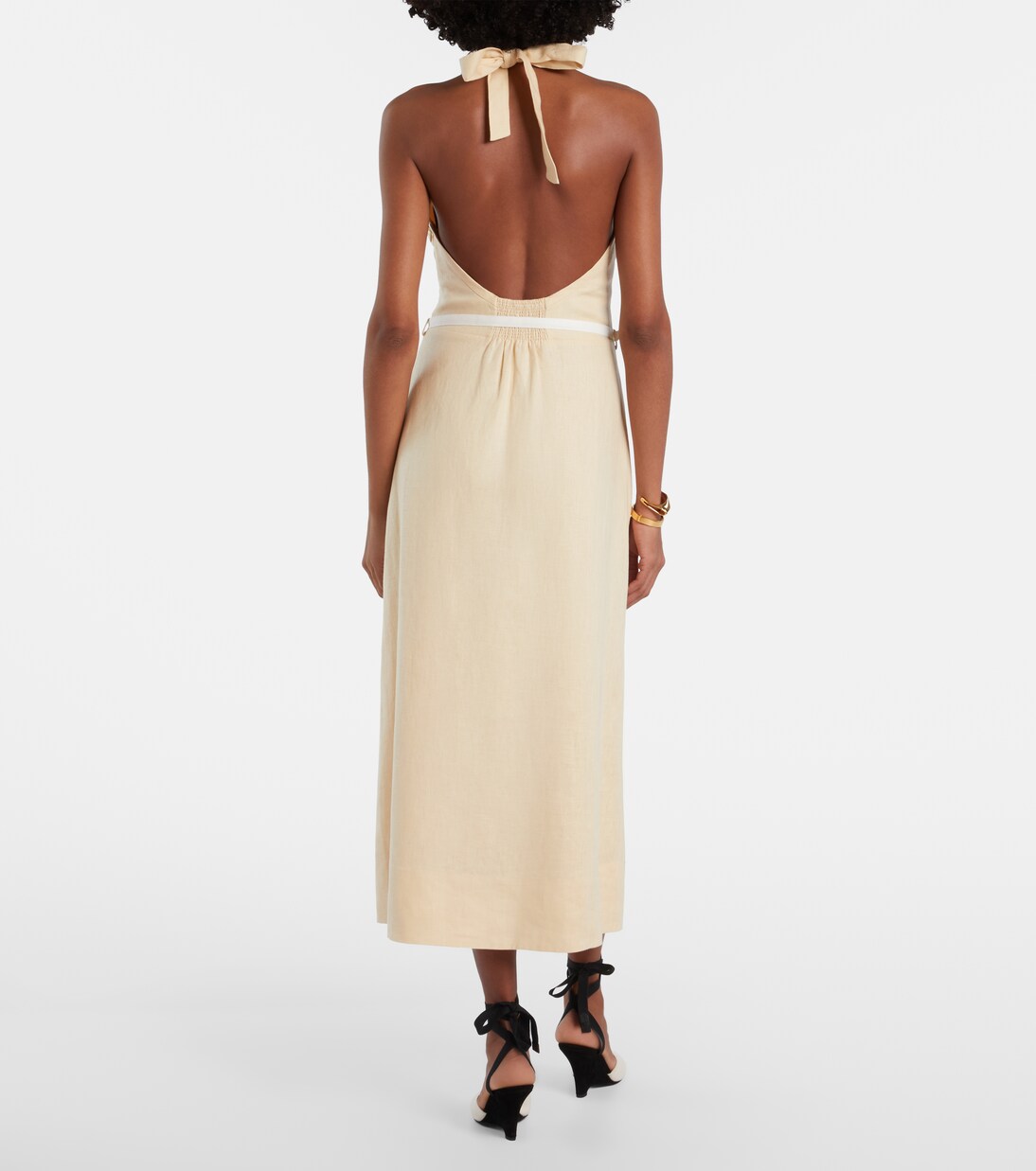 Abito midi Pamela in lino | Posse