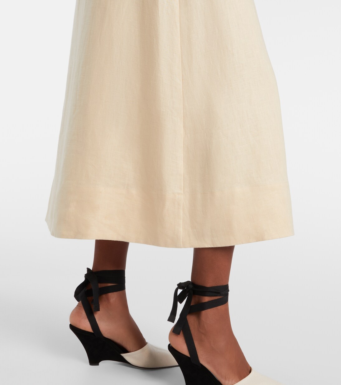 Abito midi Pamela in lino | Posse