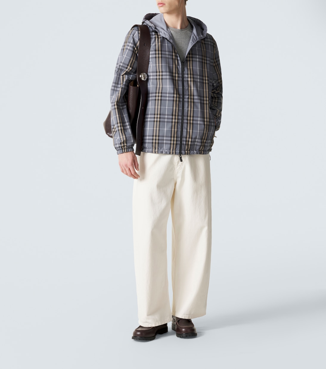 Burberry Check reversible hooded jacket | Burberry