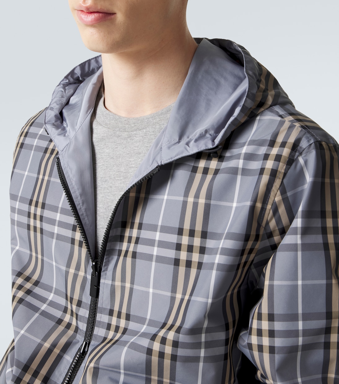 Burberry Check reversible hooded jacket | Burberry