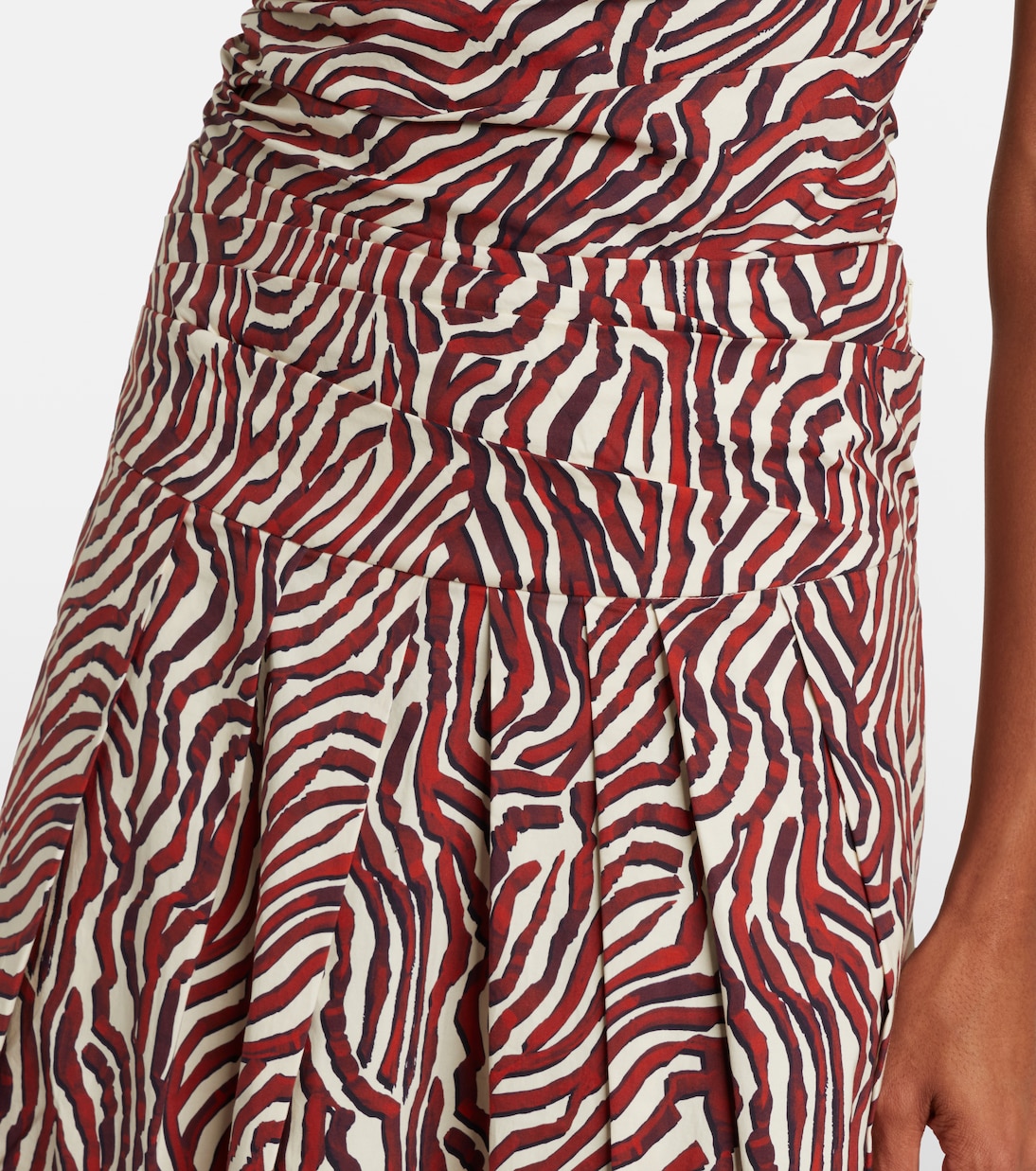 White Label Nessa printed cotton-blend maxi skirt | Proenza Schouler